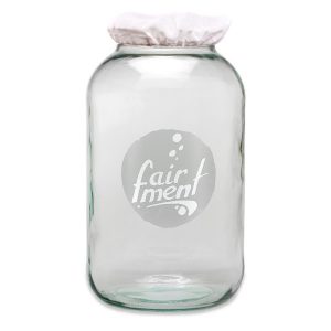 Gärgefäß mit Haube und Deckel 4 L, fairment, fermentieren, fermentation, kombucha, kefir, kaufen, milchkefir, wasserkefir, scoby, kraut, sauerkraut, gurken