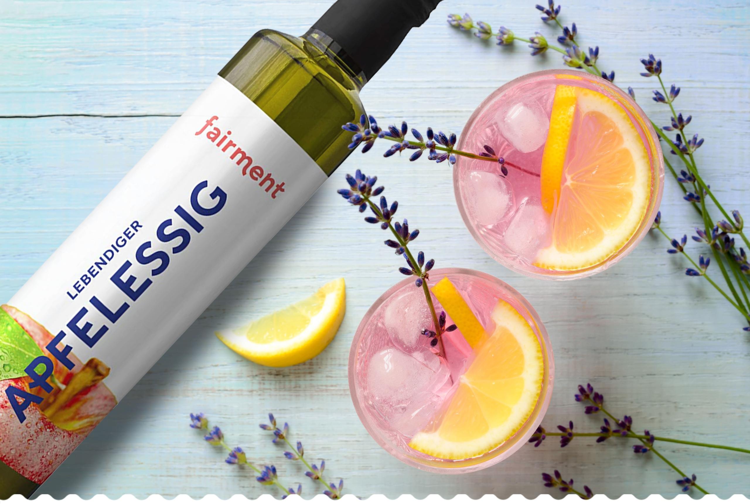 Beeren Lavendel Shrub Rezept Apfelessig fairment