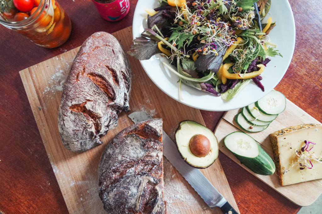 Sauerteigbrot, Brotzeit, backen mit Sauerteig