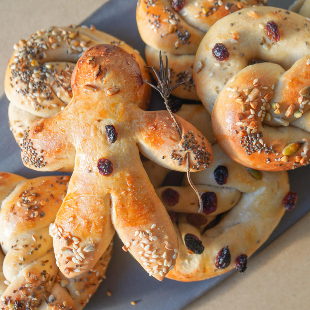 Sauerteig-Stutenkerl &amp; Martinsbrezel Rezept I Fairment