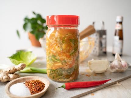 Kimchi, Wilde Fermente, Quitte, Fermentation
