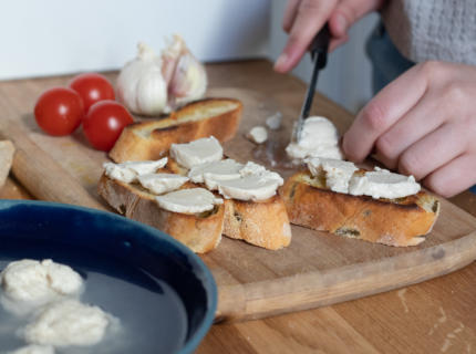 veganer Mozzarella Rezept