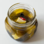 Mandel-Feta in Olivenöl, Mandel-Feta, eingelegter Feta