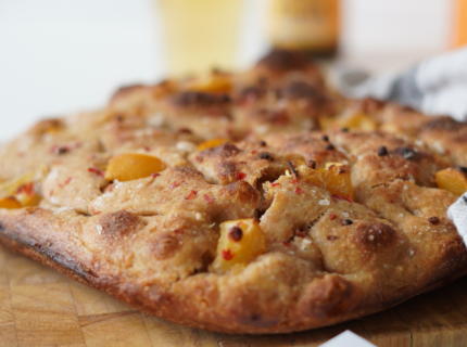 Sauerteigfocaccia, Salzzitronen, Focaccia