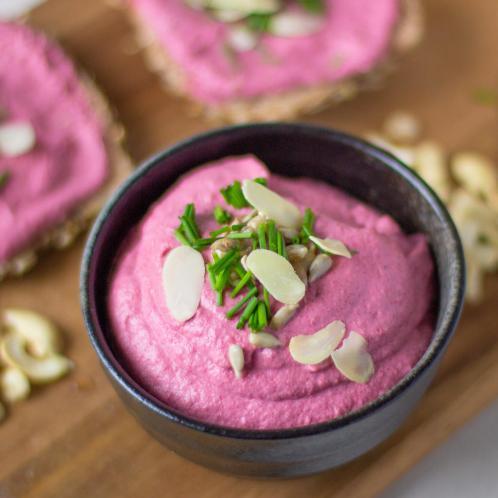 Rote Beete Cashewfrischkäse