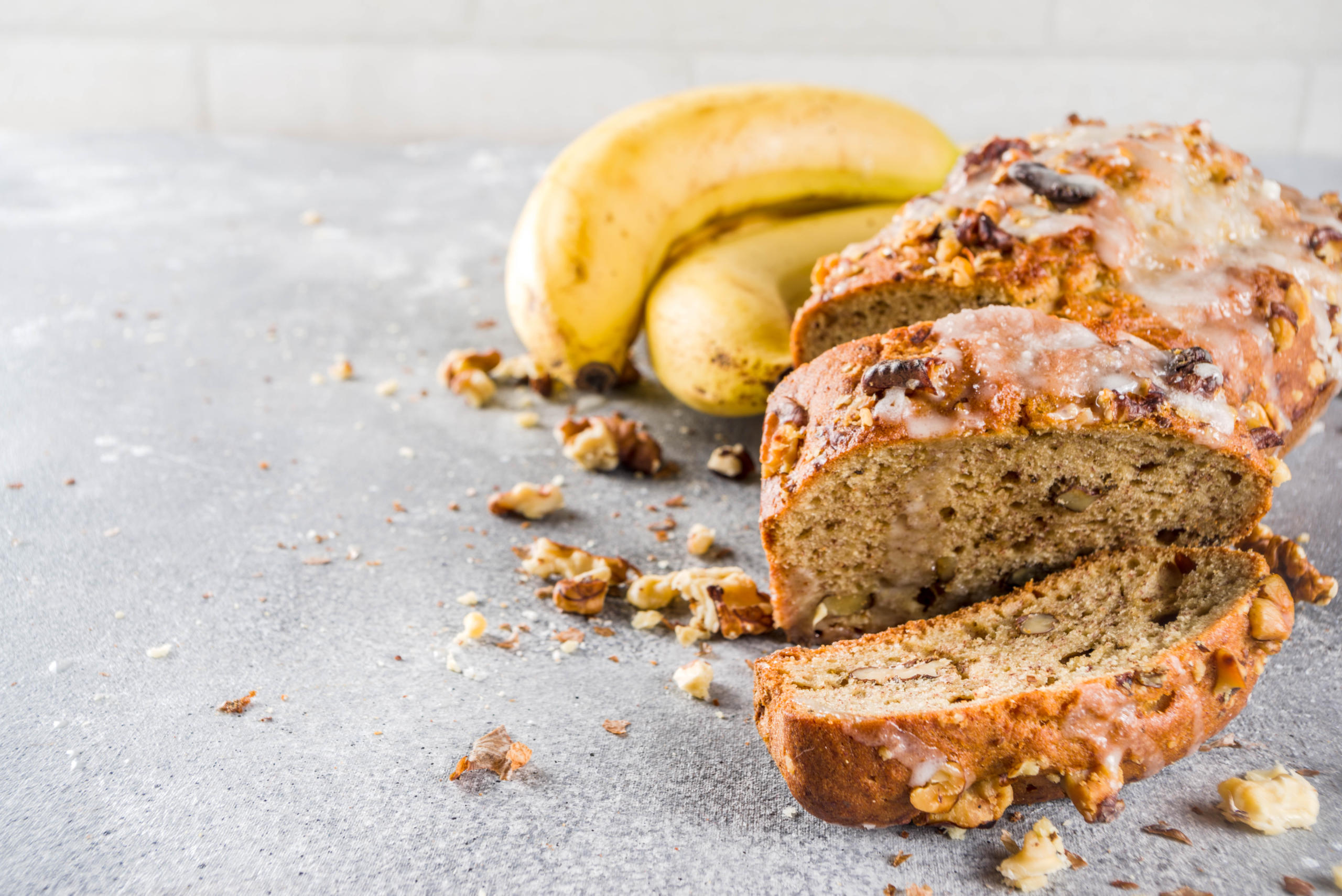banana bread, Sauerteig, Pumpkin spice, Bananenbrot